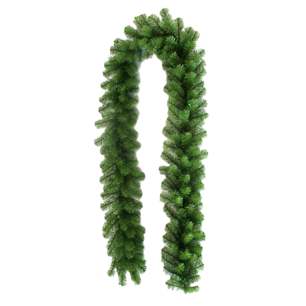 Kerstslinger 100% PVC groen 400cm