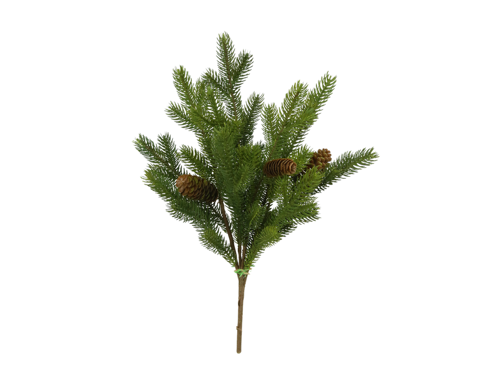Christmas branch 47 cm with pine apples