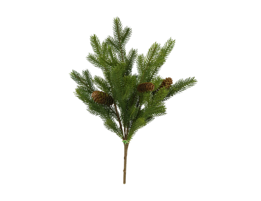 [JVE0124] Christmas branch 47 cm with pine apples
