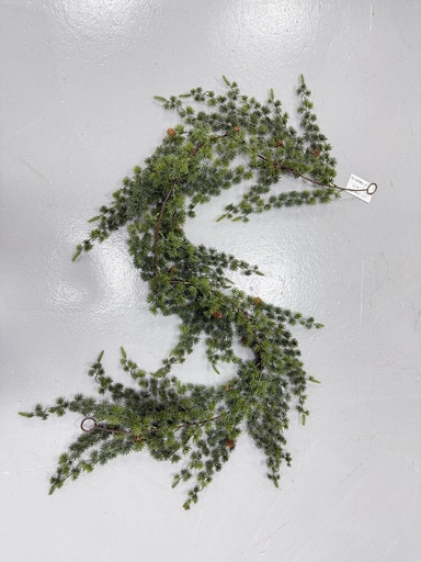 Christmas garland with pine apples 180 cm