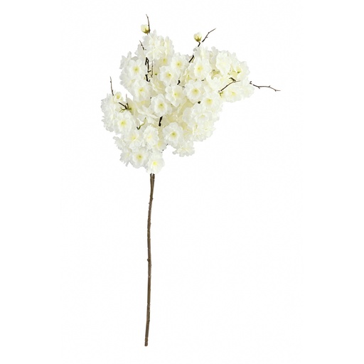 Cherry blossom spray XL (white) 93 cm